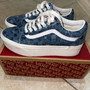 Denim Vans Platform